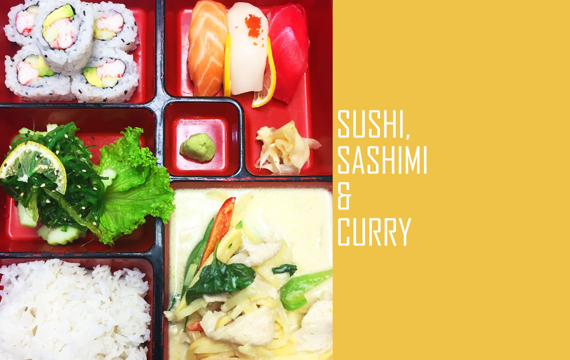 Sushi, Sashimi & Curry