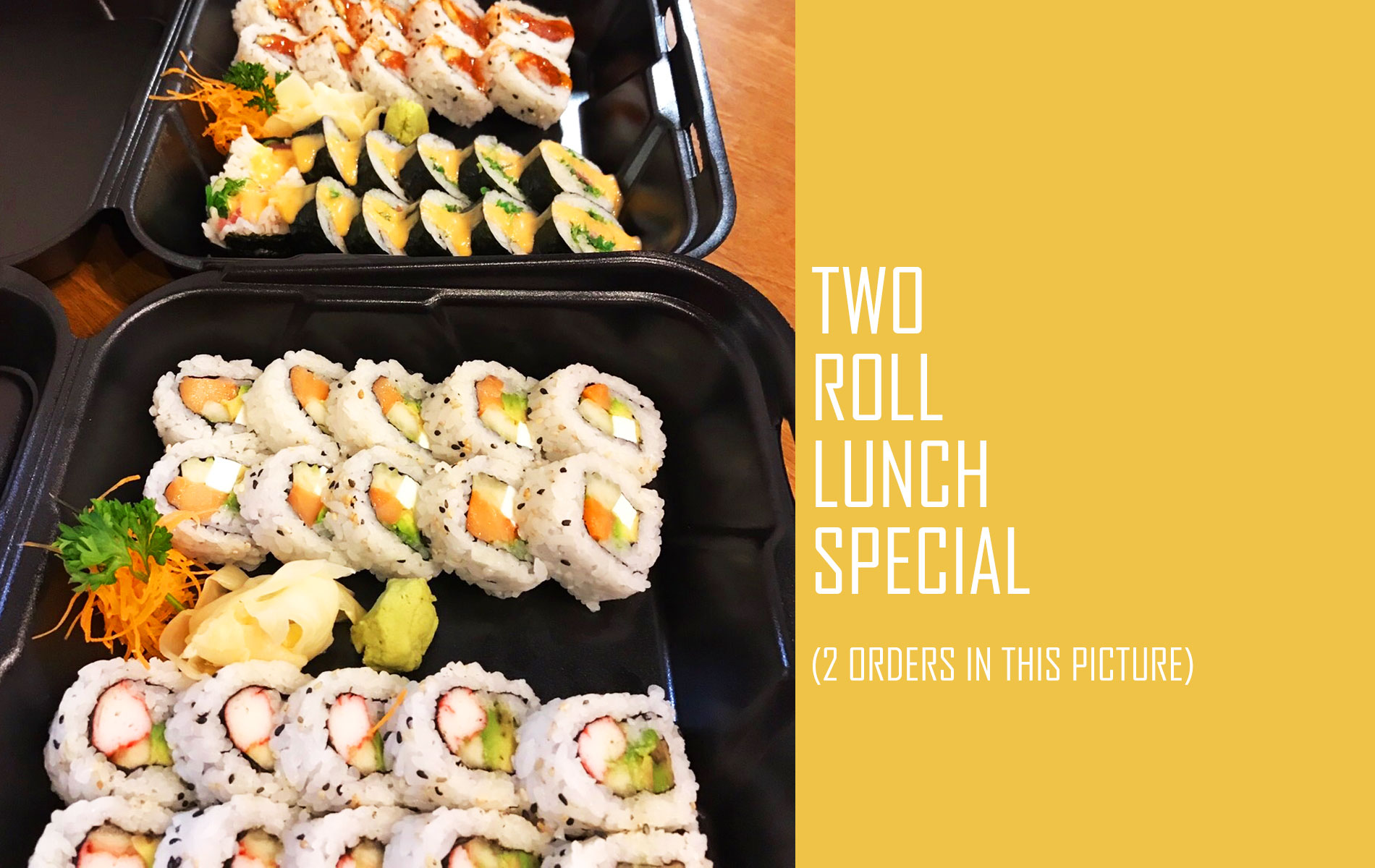 Two Roll Lunch Special