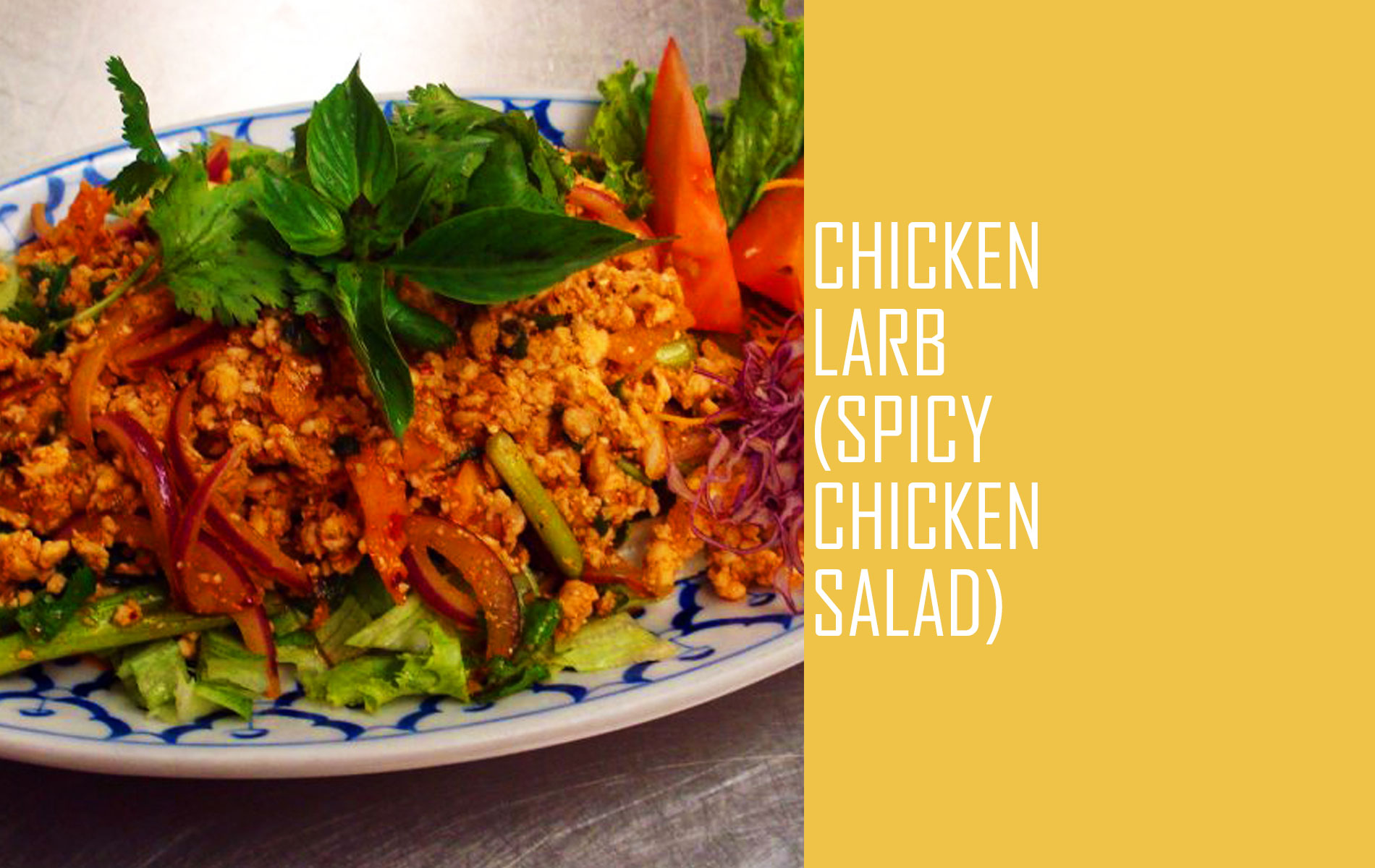 Chicken Larb (Spicy Chicken Salad)