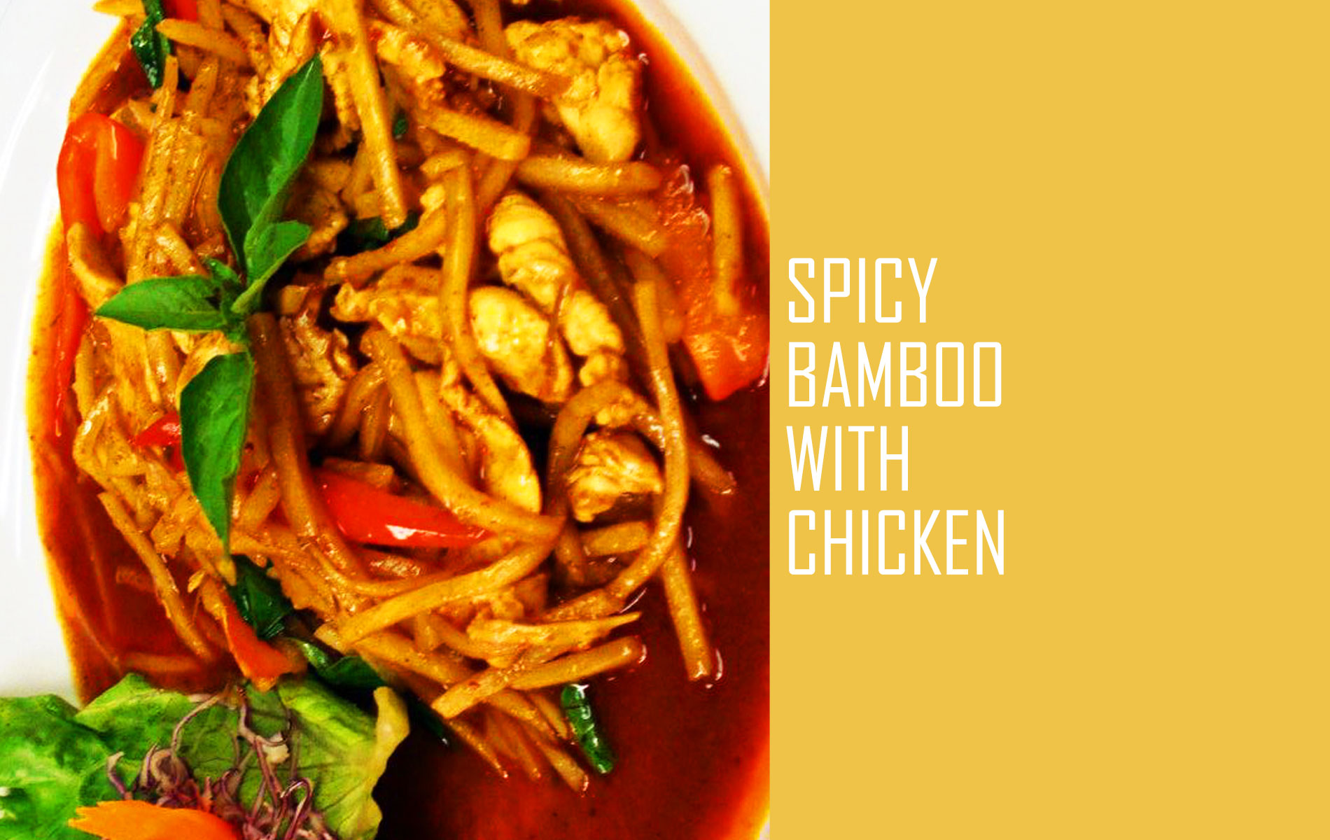 Spicy Bamboo With Chicken